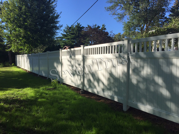 vinyl fence project in america