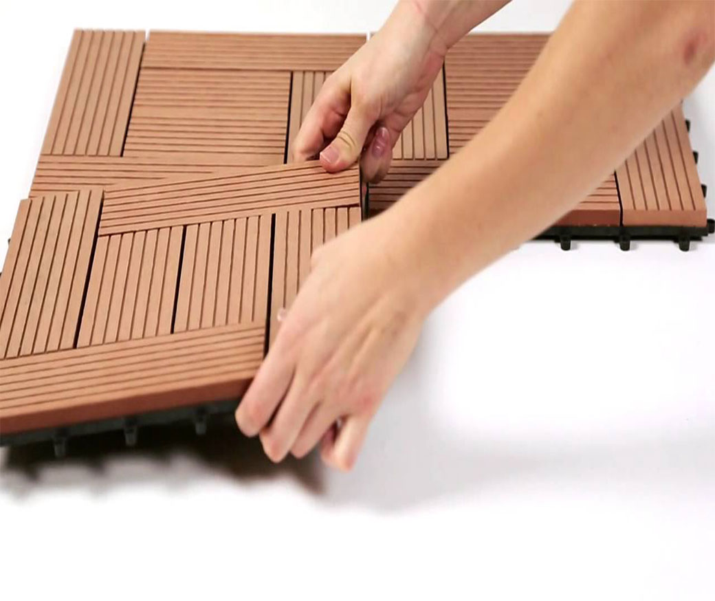 木塑DIY地板
